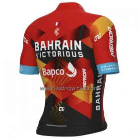 Wielershirt 2023 Bahrain Victorious Rood Zwart
